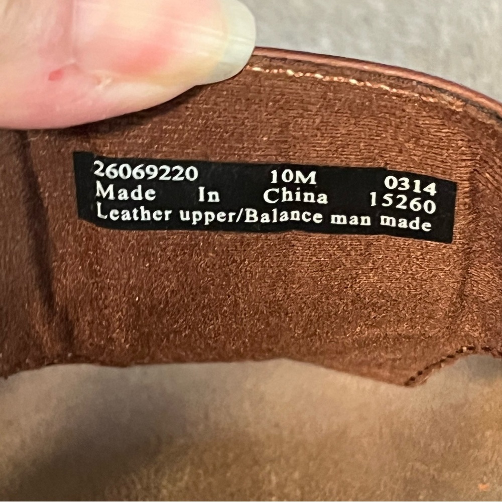 NEW Clarks Womens Brown Leather Comfort Slide Sandals Sz 10 Cushioned Footbed - Picture 5 of 5